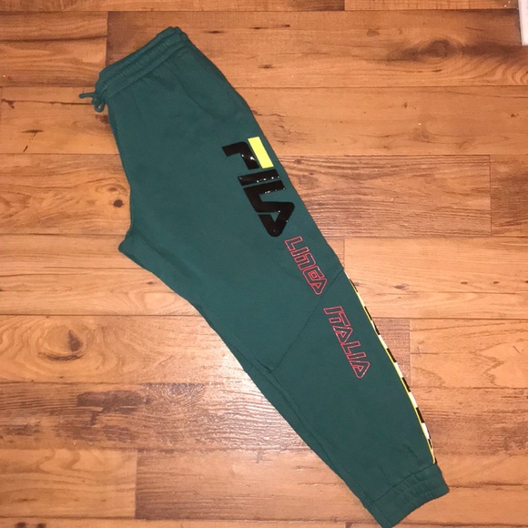 VINTAGE FILA LINEA ITALIA RACING SWEATPANTS - Picture 2 of 5